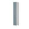 HOCHSCHRANK R-Line Blau-Grau 30 cm mit Türen - Blaugrau/Weiß, Holzwerkstoff (30/207/57.2cm) - Vicco