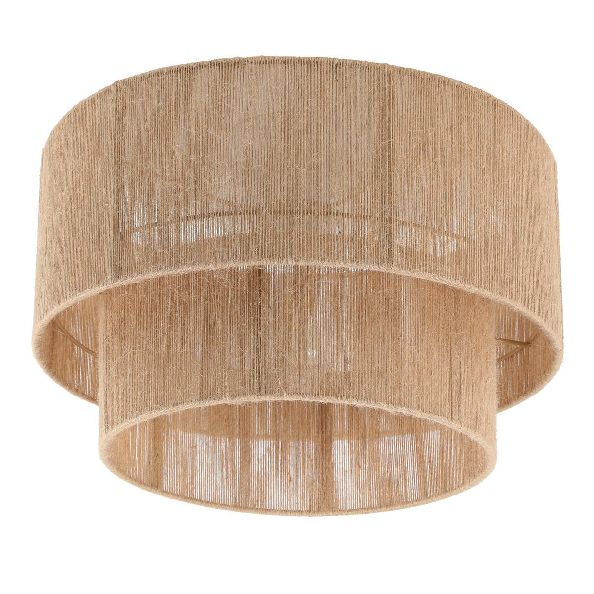 DECKENLEUCHTE Clemens Ⅲ 40/40/28 cm - Braun, Metall (40/40/28cm) - Nettlife