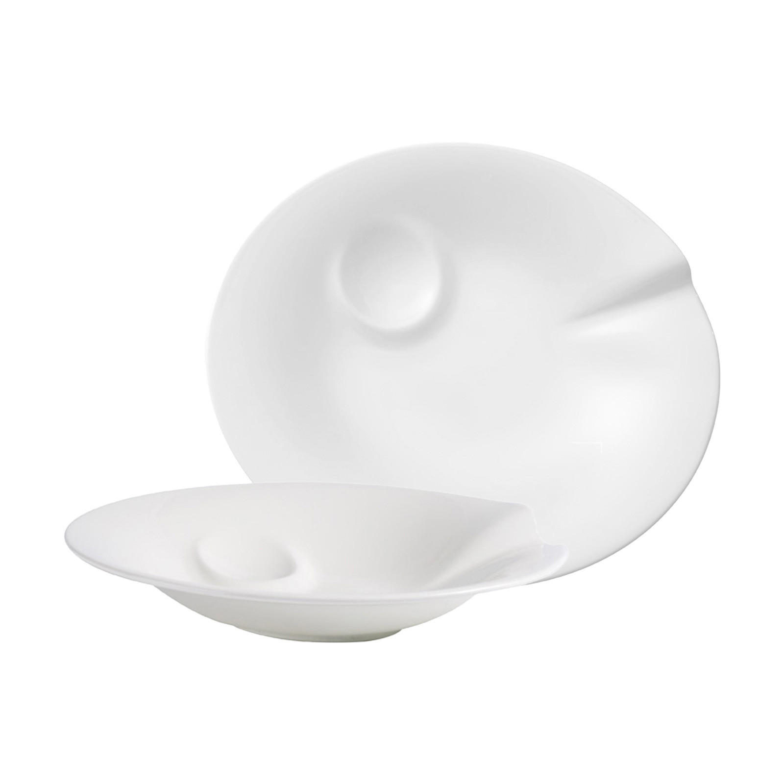 SPAGHETTI-TELLER Pasta Passion weiß 31 x 27 cm 2er Set - Weiß, Keramik (1cm) - Villeroy & Boch