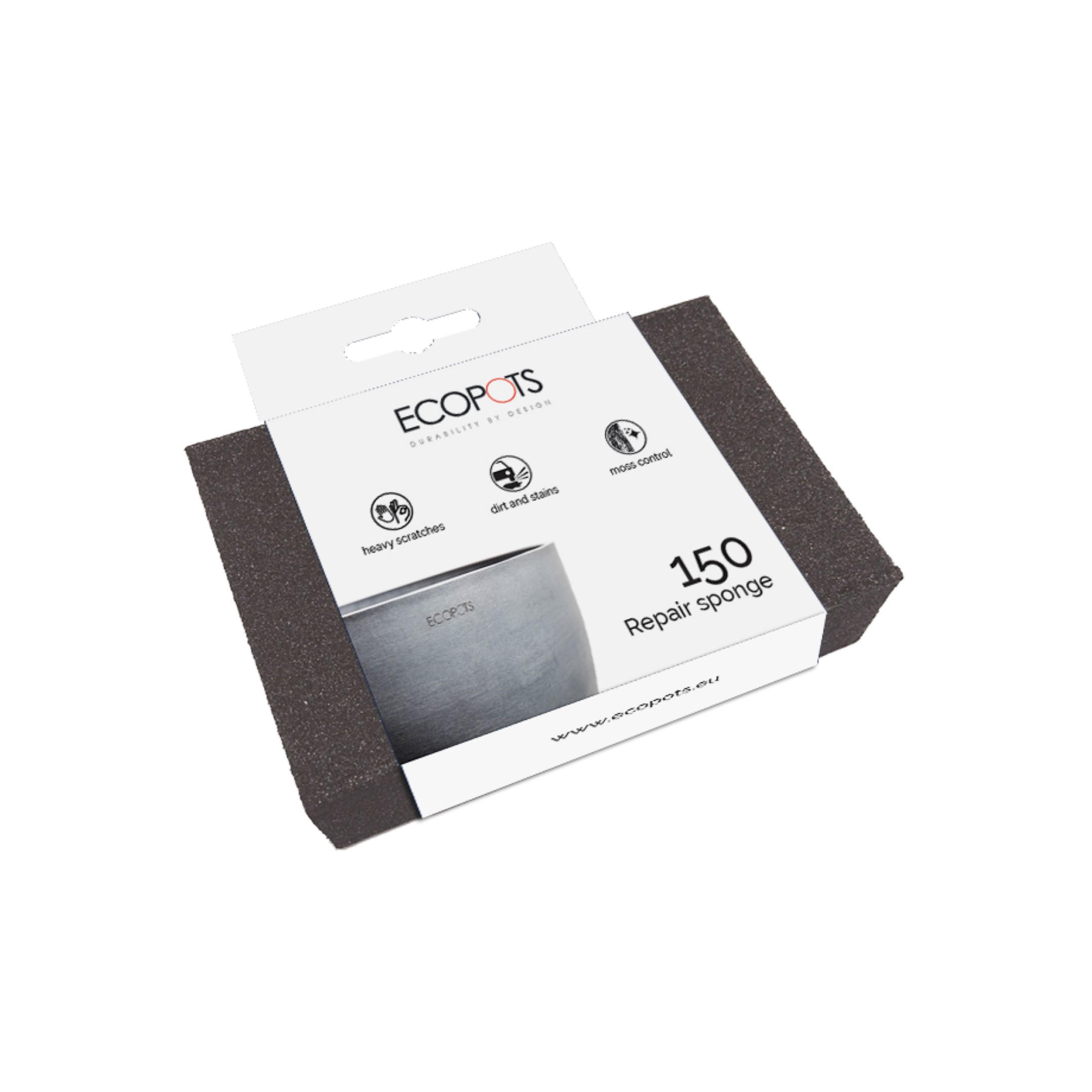 REPARATURSET Kratzer- und Spitter-Reparatur für Blumentopf Hellgrau - Hellgrau, Kunststoff (1/1cm) - Ecopots