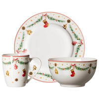 FRÜHSTÜCKS-SET Holly bunt 18er Set - Multicolor, Keramik (1/1/1cm) - Ritzenhoff Breker