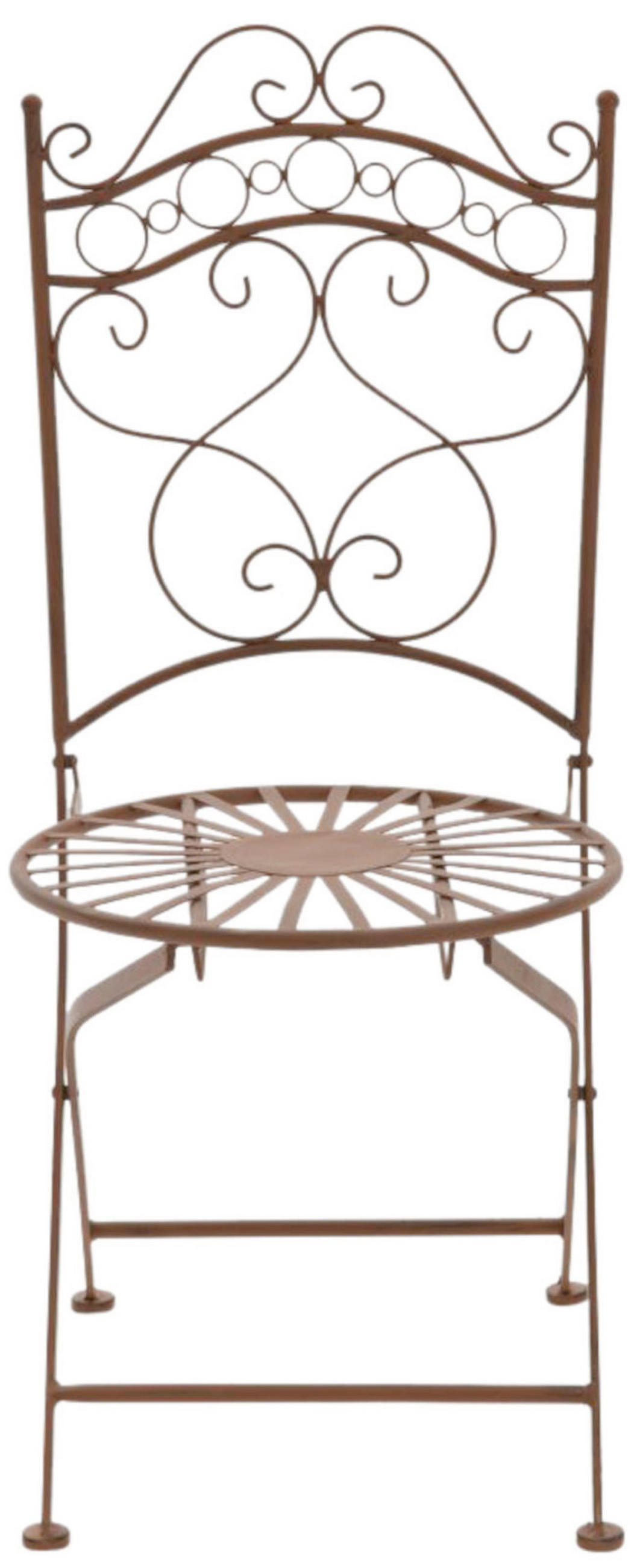 GARTENSTÜHLE Indi - 2er Set - antik braun - Braun, Metall (40/50/92cm) - TPFGarden