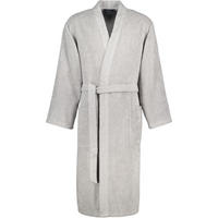 BADEMANTEL HERREN KIMONO PURE 5622 STEIN - 727 - Grau, Textil (Lnull) - Cawoe