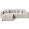 ECKSOFA Loopo Beige Links - Beige, Holz/Textil (265/180cm) - Graingold