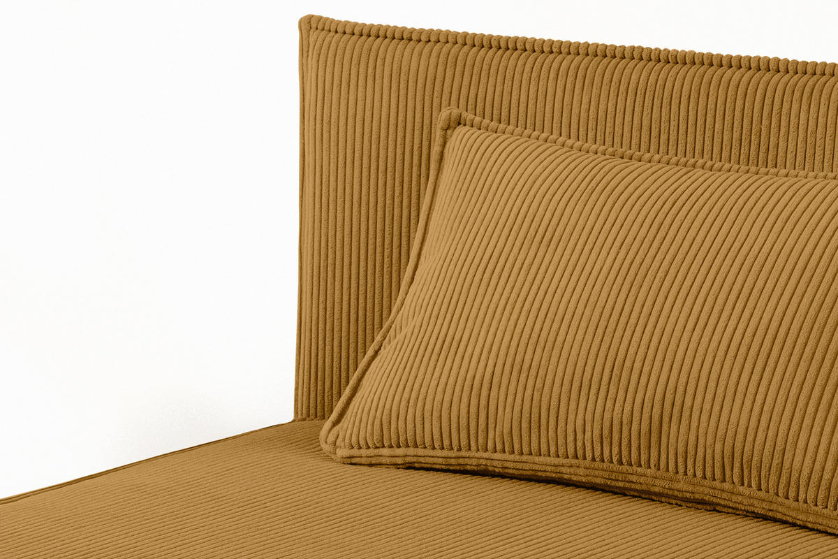 JUGENDBETT ROTI Einzelbett mit Bettkasten, 90x200cm, Bett mit Bonellmatratze, mit Rückenlehne - Gelb/Schwarz, Holz/Holzwerkstoff (92/200cm) - KONSIMO®
