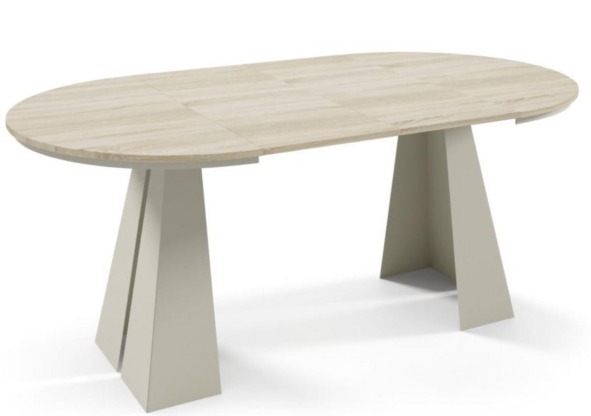TISCH Kaschmir Frega Ausziehbar - Kaschmir/Sonoma Eiche, Holzwerkstoff (196/120/76cm) - Sepro Meble