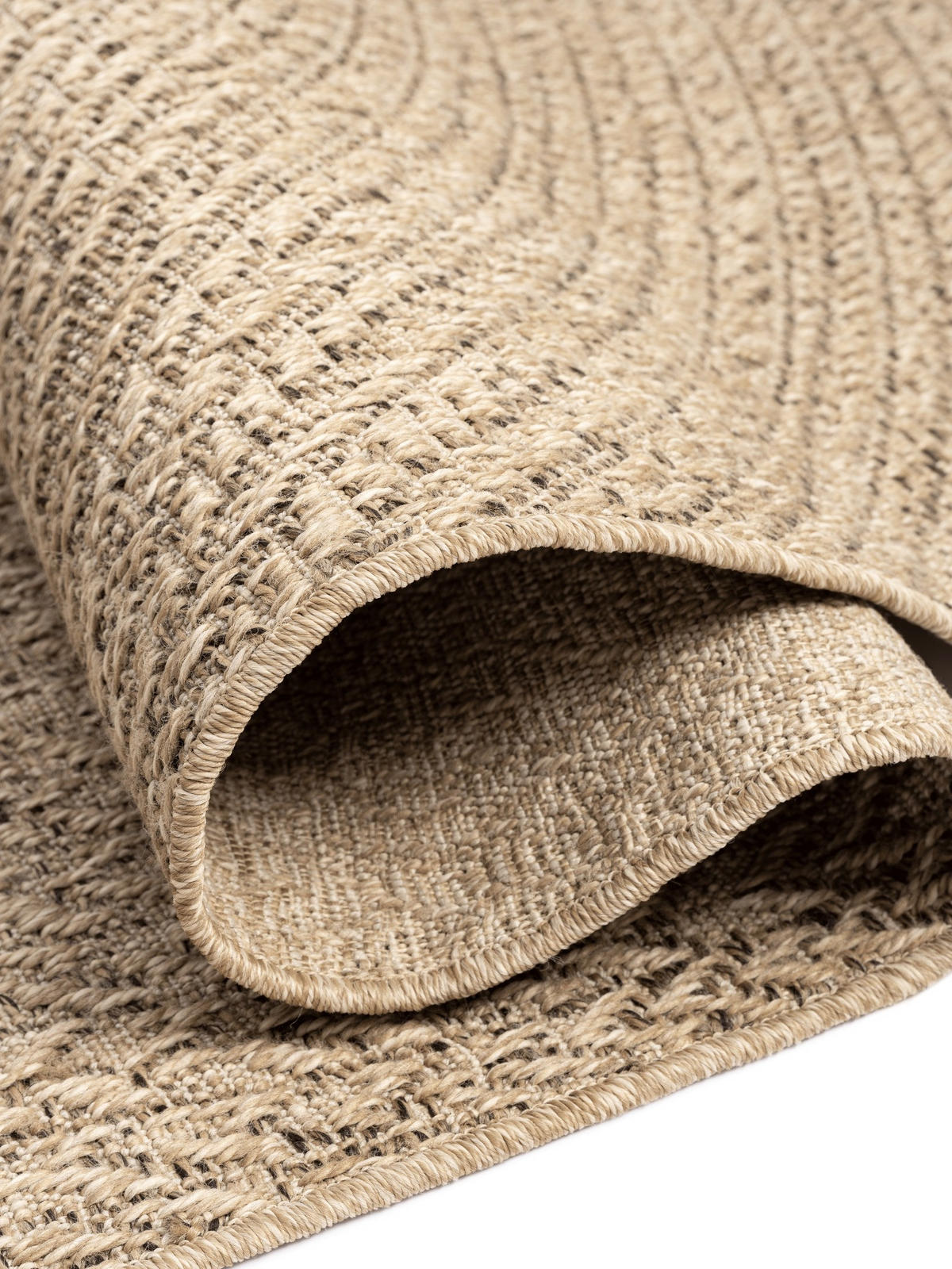 FLACHWEBTEPPICH Berber CORDEV Polypropylen Natur 160 x 230 cm - Beige, Textil (160/230cm) - KADIMA DESIGN