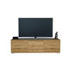 TV-BOARD Elena, Lowboard mit Push-to-Open, Made in Germany, Moderner Fernsehschrank, Eiche Evoke (152,5 x 43 x 37 cm) - Eiche Wotan, Holzwerkstoff (152.5/43/37cm) - InnoFurn