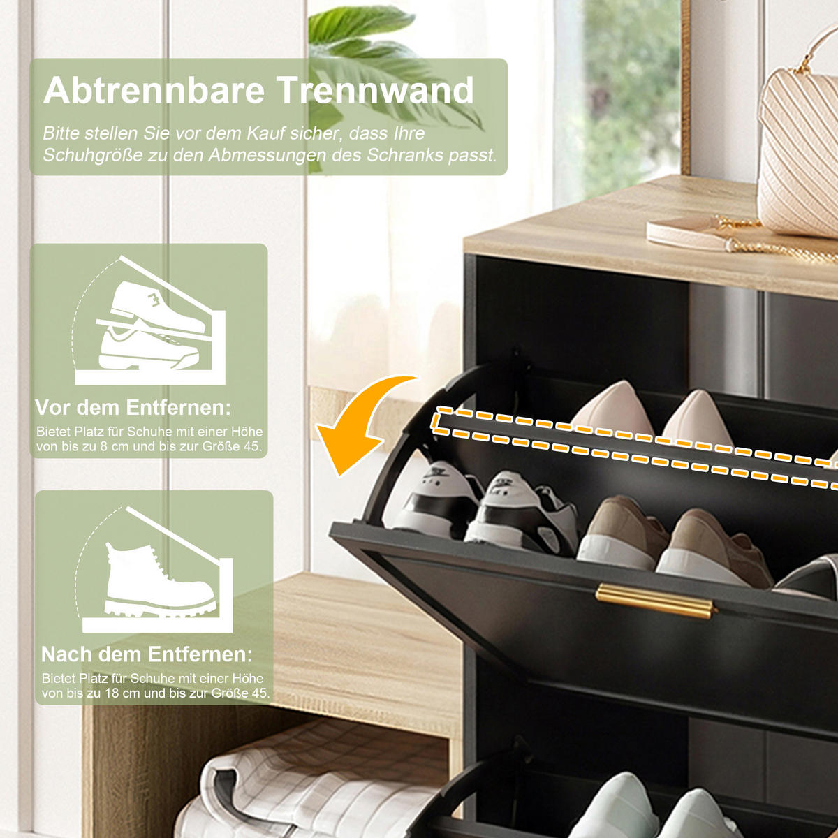 GARDEROBEN-SET in Schwarz Flurmöbel-Set mit Schuhschrank, Sitzbank, Wandgarderobe & Spiegel, B139.5/T35/H166 cm - Schwarz, Holzwerkstoff (130/174/30cm) - STILVORA