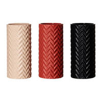 VASEN Zick Zack bunt 25 cm 3er Set - Multicolor, Keramik (25cm) - Ritzenhoff Breker