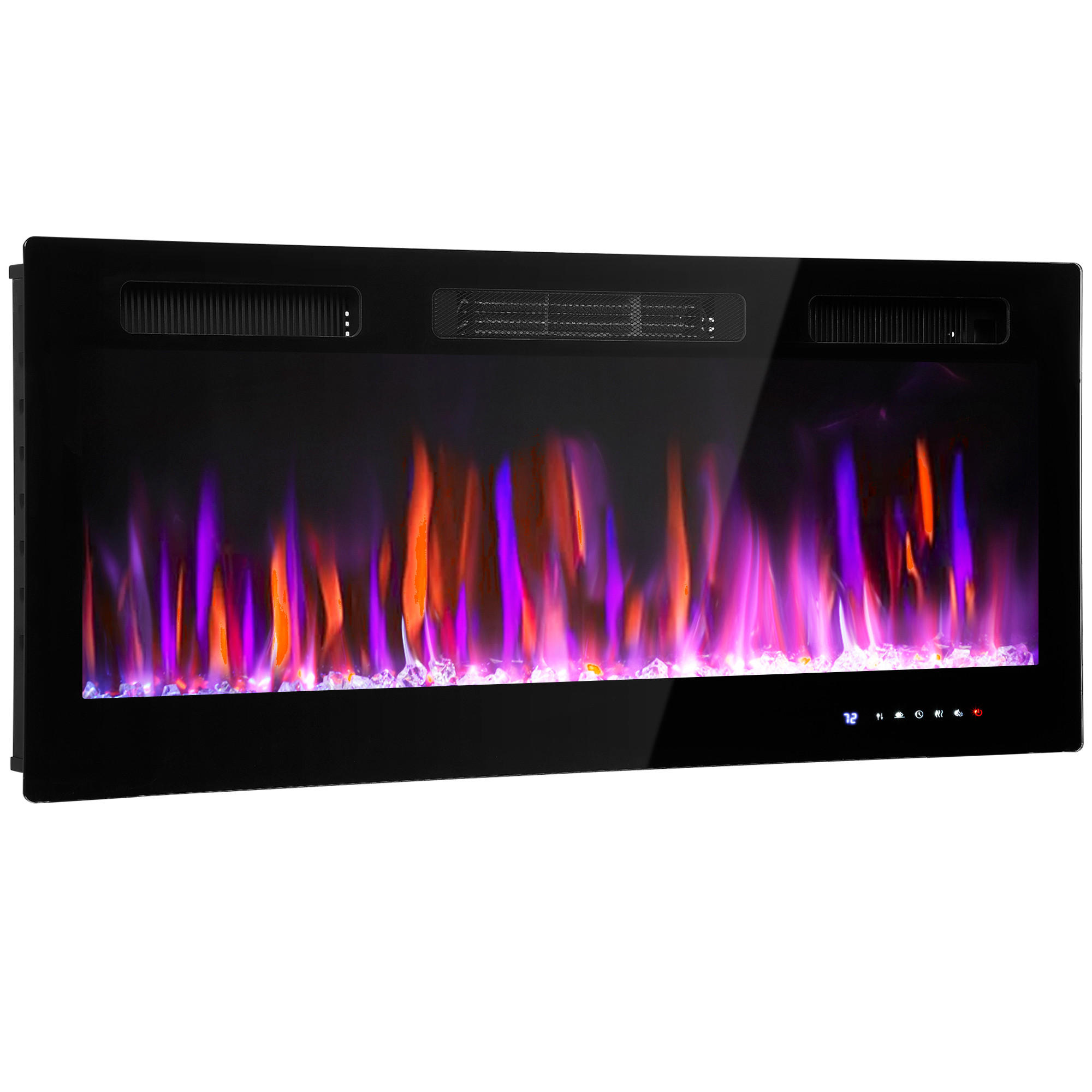 ComfortXL Elektrokamin Schwarz 106.7x47x9.4 cm