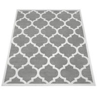 KURZFLOR-TEPPICH SINAI 066 GRAU 80X150 - Grau, Kunststoff (80/150cm) - Paco Home