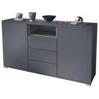SIDEBOARD Skadu Avola-Anthrazit - Anthrazit, Holzwerkstoff (138.5/75.5/35cm) - Vladon