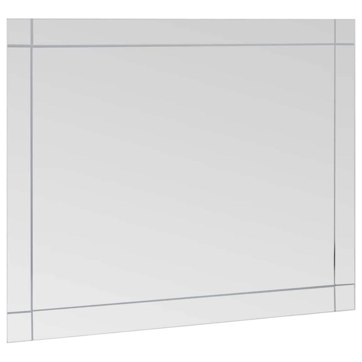 WANDSPIEGEL 80x60 cm Glas - Silberfarben, Glas (60/80/1cm) - furnicato