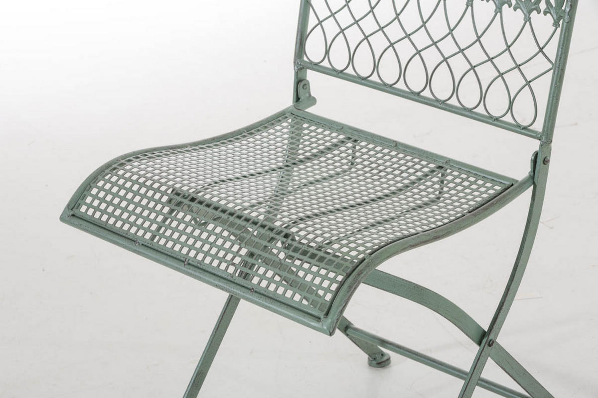 GARTENTUHL Kirstin antik-grün - Grün, Metall (41/50/91cm) - TPFGarden