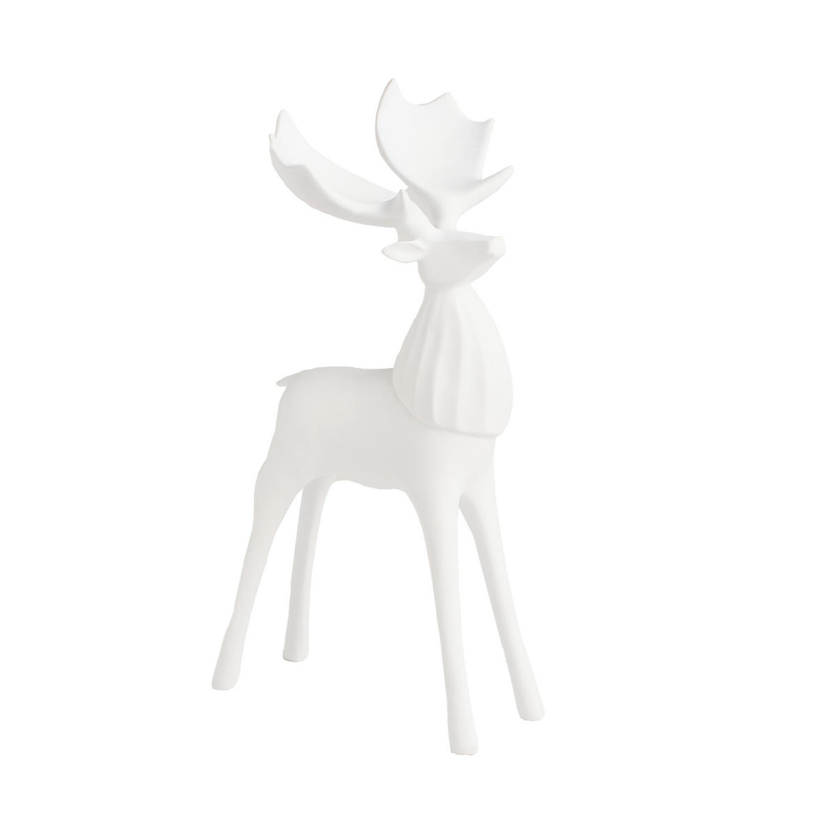 FIGURINE Aspenio - Weiß, Kunststoff (18.5/34/19.5cm) - home&you