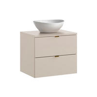 WASCHTISCH 60.6cm Azel Kaschmir - Beige, Holzwerkstoff (60.6/52/46cm) - Petits-meubles