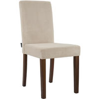 ESSZIMMERSTUHL Cord Hellbraun - Hellbraun, Holz/Textil (41/91/47cm) - CLP
