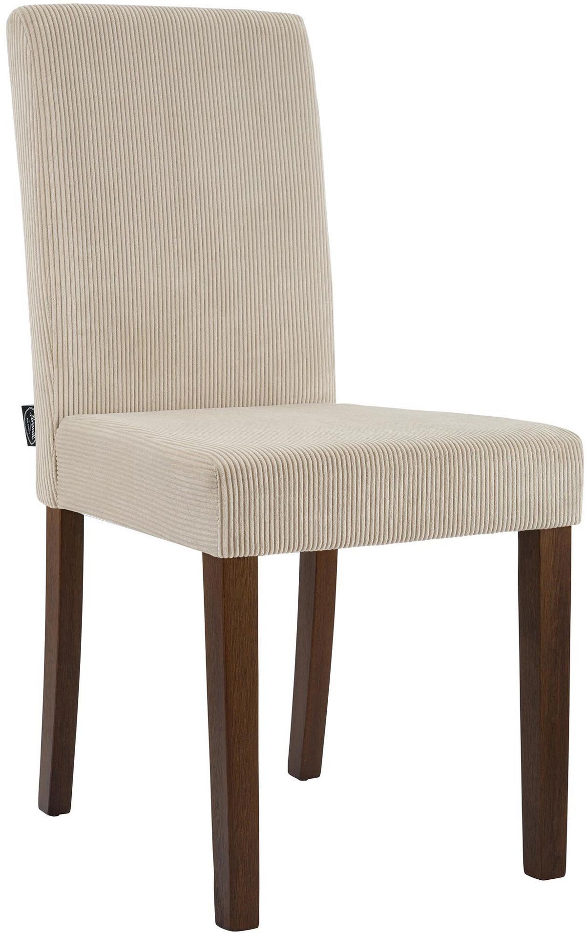 ESSZIMMERSTUHL Cord Hellbraun - Hellbraun, Holz/Textil (41/91/47cm) - CLP