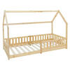 KINDERBETT mit Dach 90x200 cm Natur - Naturfarben, Holz (90/200cm) - ML-DESIGN