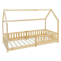 KINDERBETT mit Dach 90x200 cm Natur - Naturfarben, Holz (90/200cm) - ML-DESIGN