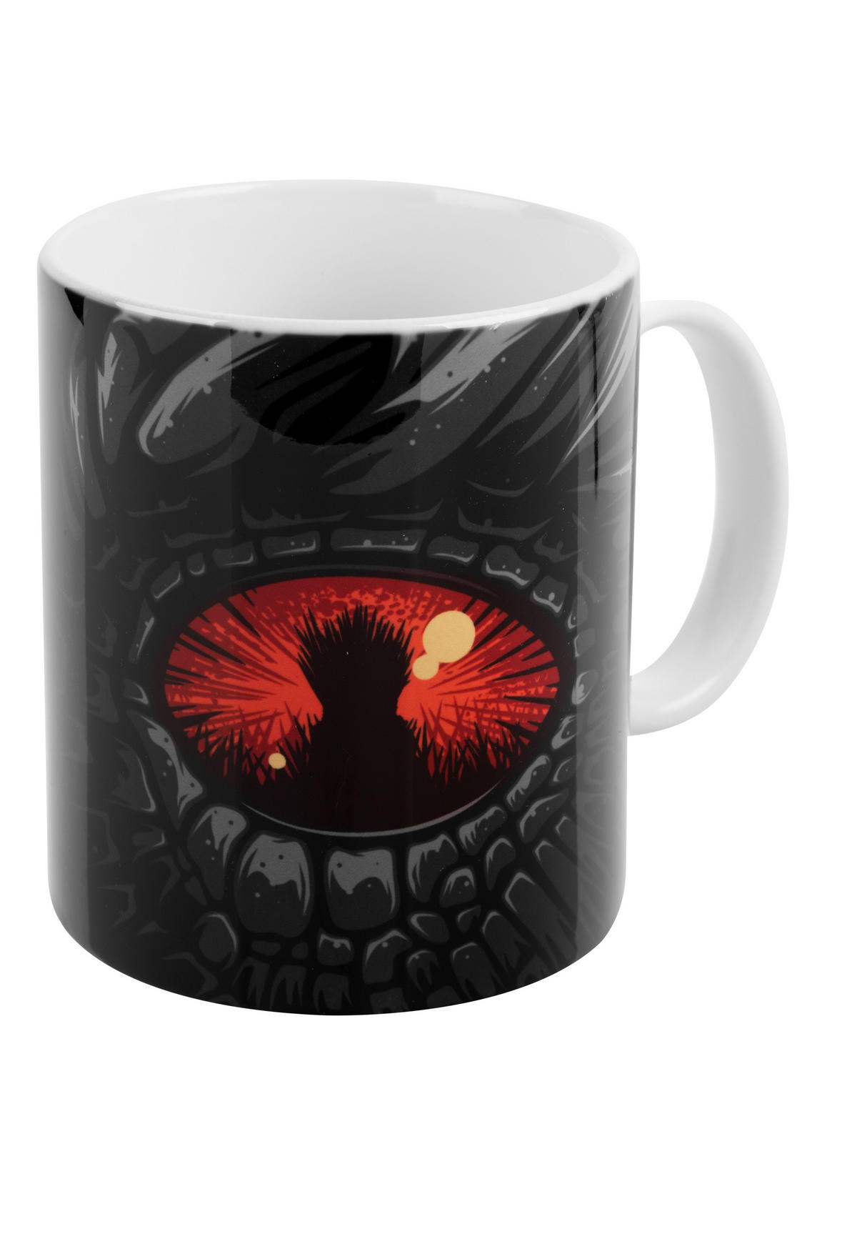 KAFFEEBECHER House of the Dragon Dragon Eye Schwarz 320 ml - Schwarz, Keramik (0.32L) - Game of Thrones
