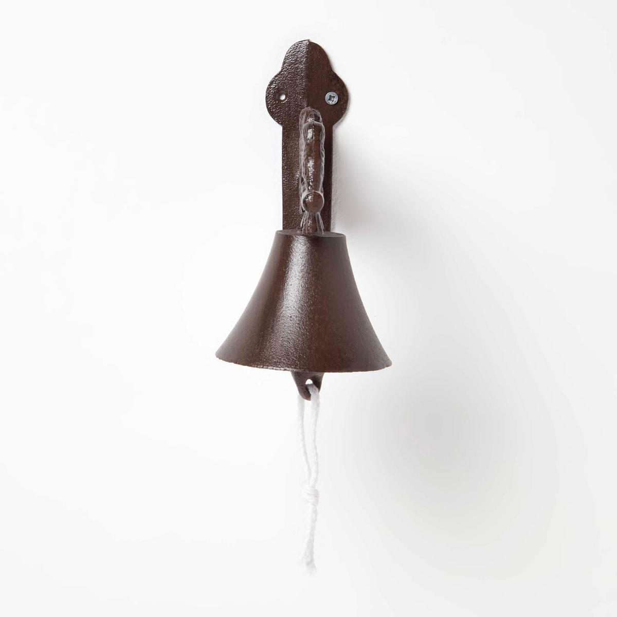 TÜRGLOCKE Gusseisen Vögel - Braun, Metall (11/19/22cm) - Homescapes