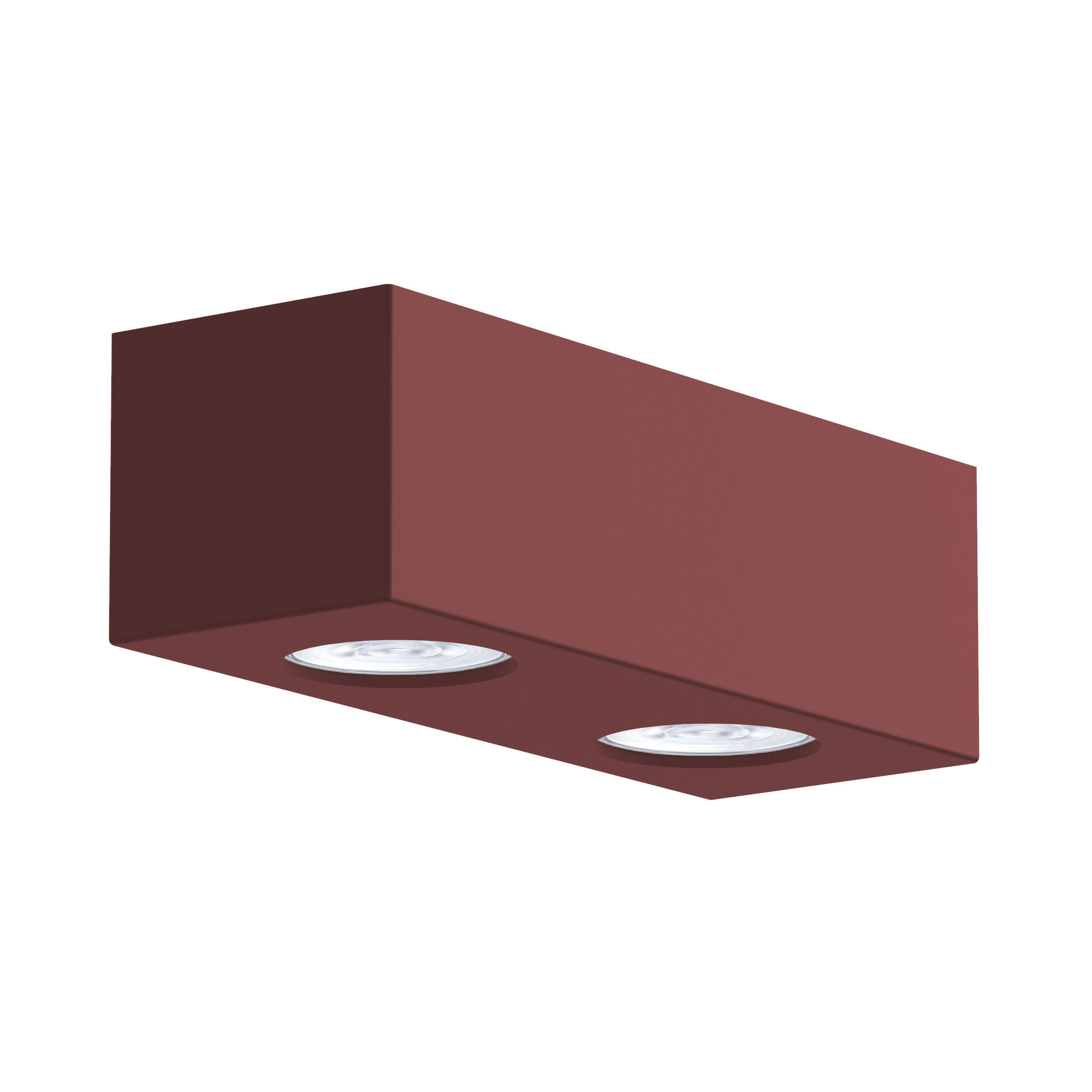 Lumicom Deckenleuchte Rot 25x7x10 cm