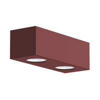 DECKENLEUCHTE Manhattan M - Rot, Metall (10/25/7cm) - Lumicom