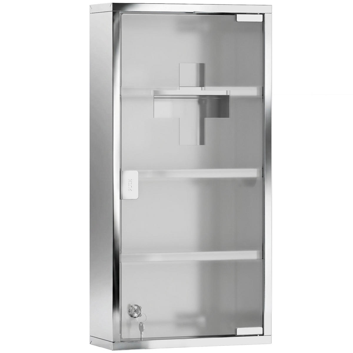 MEDIZINSCHRANK Transparent 1 Stück - Beige, Kunststoff (30/60/12cm) - GiPP