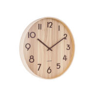 WANDUHR Braun 5.4/60/60 cm - Hellbraun, Holz (60/60/5.4cm) - Karlsson