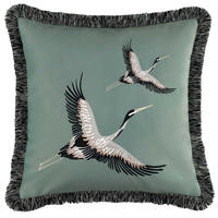 ZIERKISSENHÜLLE TRAIL - Grün, Textil (45/45cm) - Schöner Wohnen