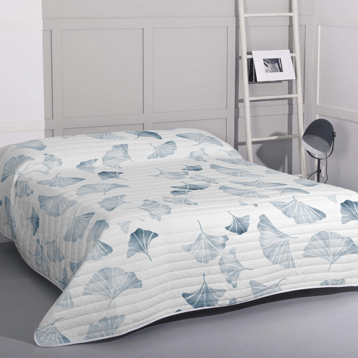 TAGESDECKE ginkgo 180x260 cm (bett 80/90/105) mehrfarbig - Multicolor, Textil (180/260cm) - Happy Friday