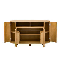 SIDEBOARD mit Stauraum und küchenähnlichen Türen, Natur - Naturfarben, Holzwerkstoff (120/77/38cm)