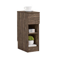 NACHTTISCH schmal, 20x35x60 cm, Braun - Braun, Holzwerkstoff (20/60/35cm) - SoBuy