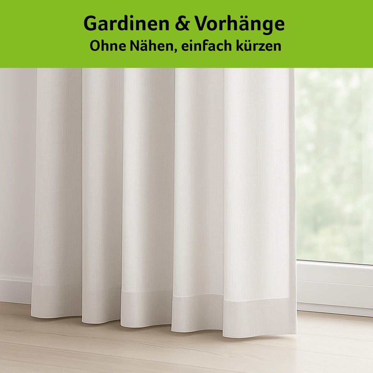 BÜGELBAND zum Säumen ohne Nähen 5m x 3cm - Weiß, Textil (3/500cm) - Bestlivings