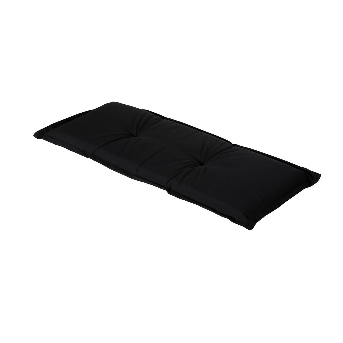 BANKKISSEN Panama 120/48 cm - Schwarz, Textil (120/48/7cm) - Madison