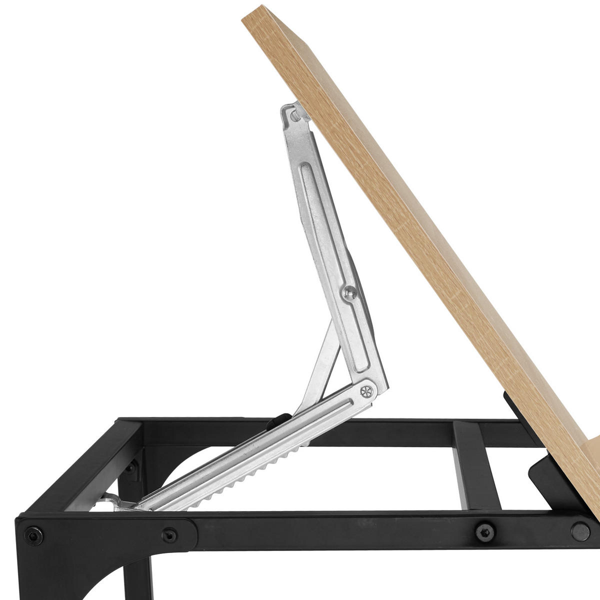 BEISTELLTISCH Ruston,55 x 35 x 66,5 cm,Industrial Holz hell, Eiche Sonoma - Naturfarben, Holzwerkstoff (55/35/66.5cm) - tectake