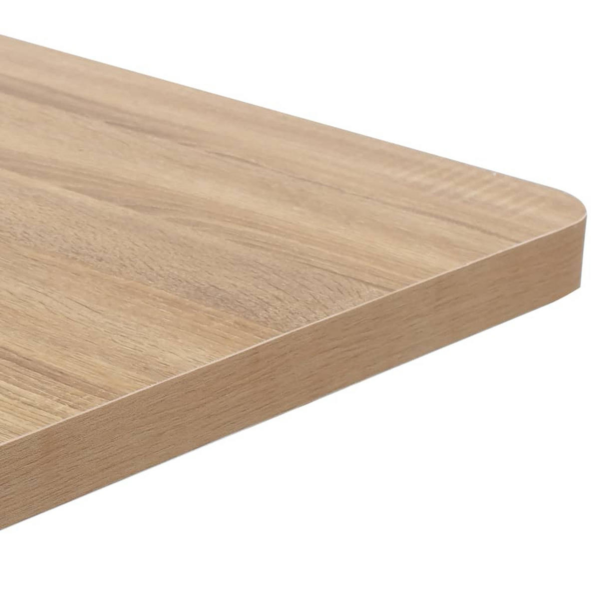 BISTROTISCH Hellbraun 50/50 Cm Mdf - Braun, Holzwerkstoff (50/50/75cm) - vidaXL
