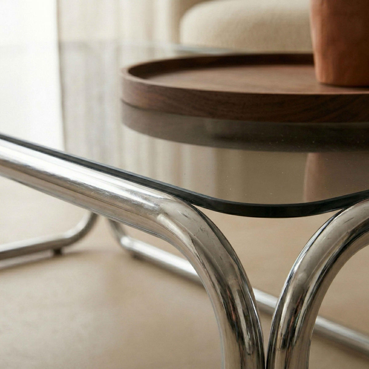 COUCHTISCH, Schwarz - Schwarz, Glas/Metall (50/110/40cm) - Oviala