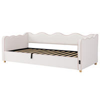 TAGESBETT 90/200 cm DE-32795 mit Hydraulik Beige - Beige, Metall (90/200cm) - ComfortXL