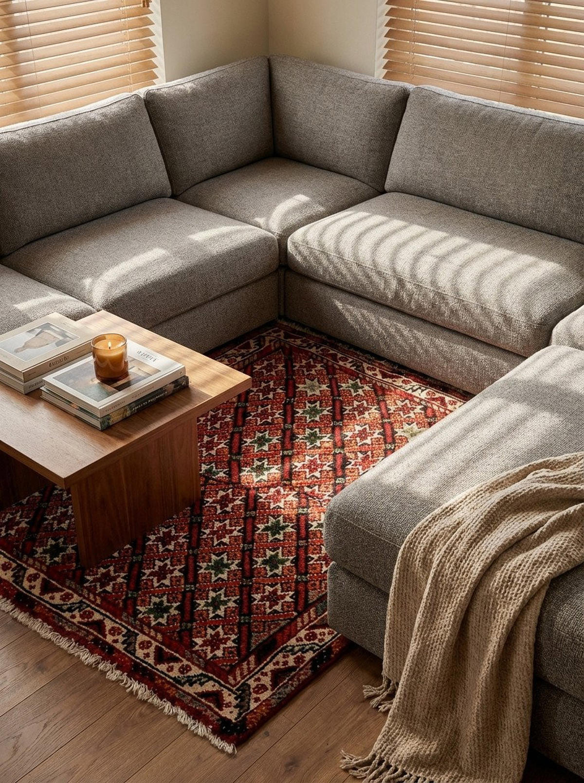 TEPPICH Gashgai Mehrfarbig 55/58 cm Schurwolle - Multicolor, Textil (58/55cm) - Looma