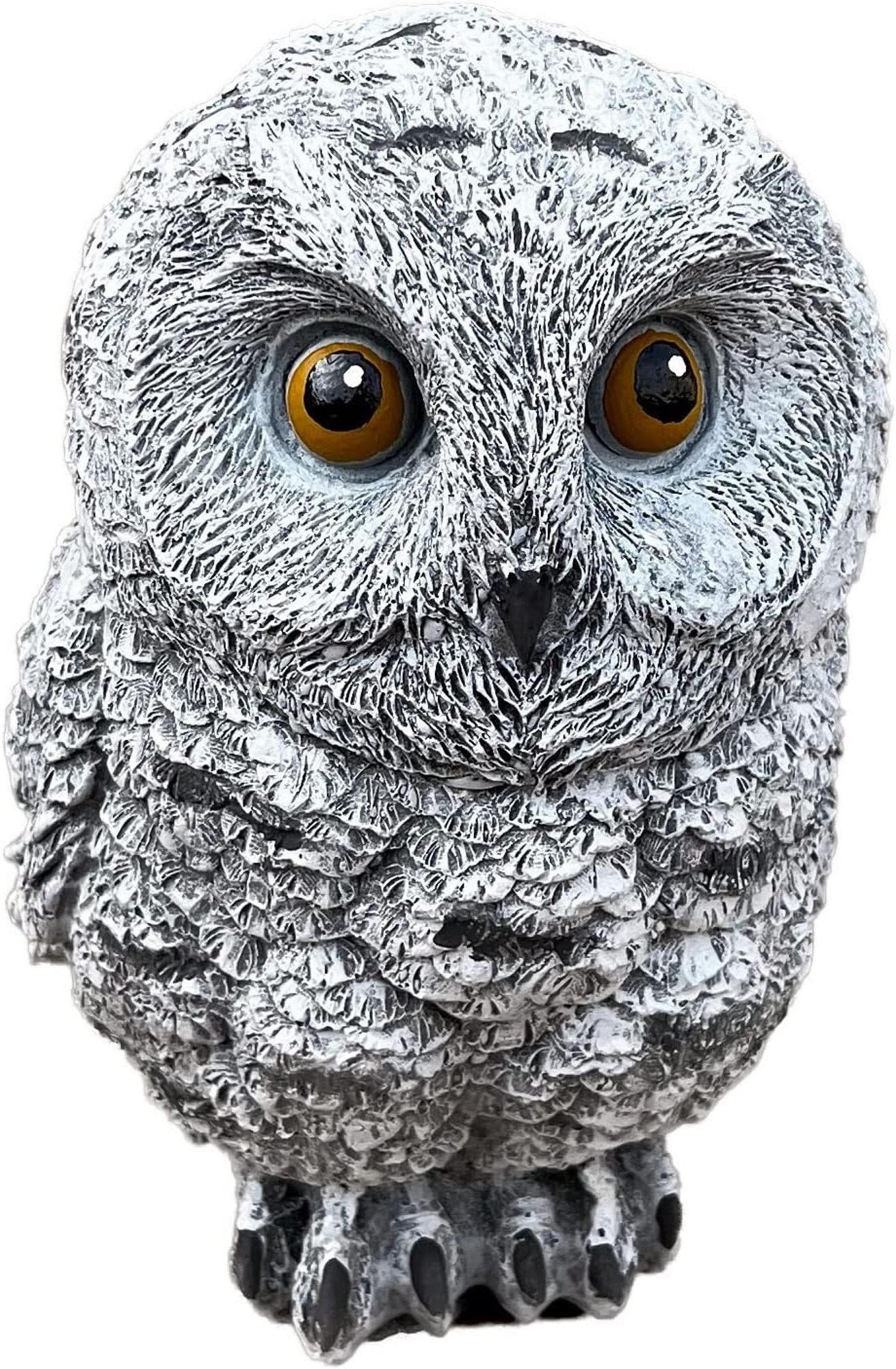 STEINFIGUR Eule Lilibet frostfest Steinguss - Grau, Stein (12/12/17cm) - stoneandstyle