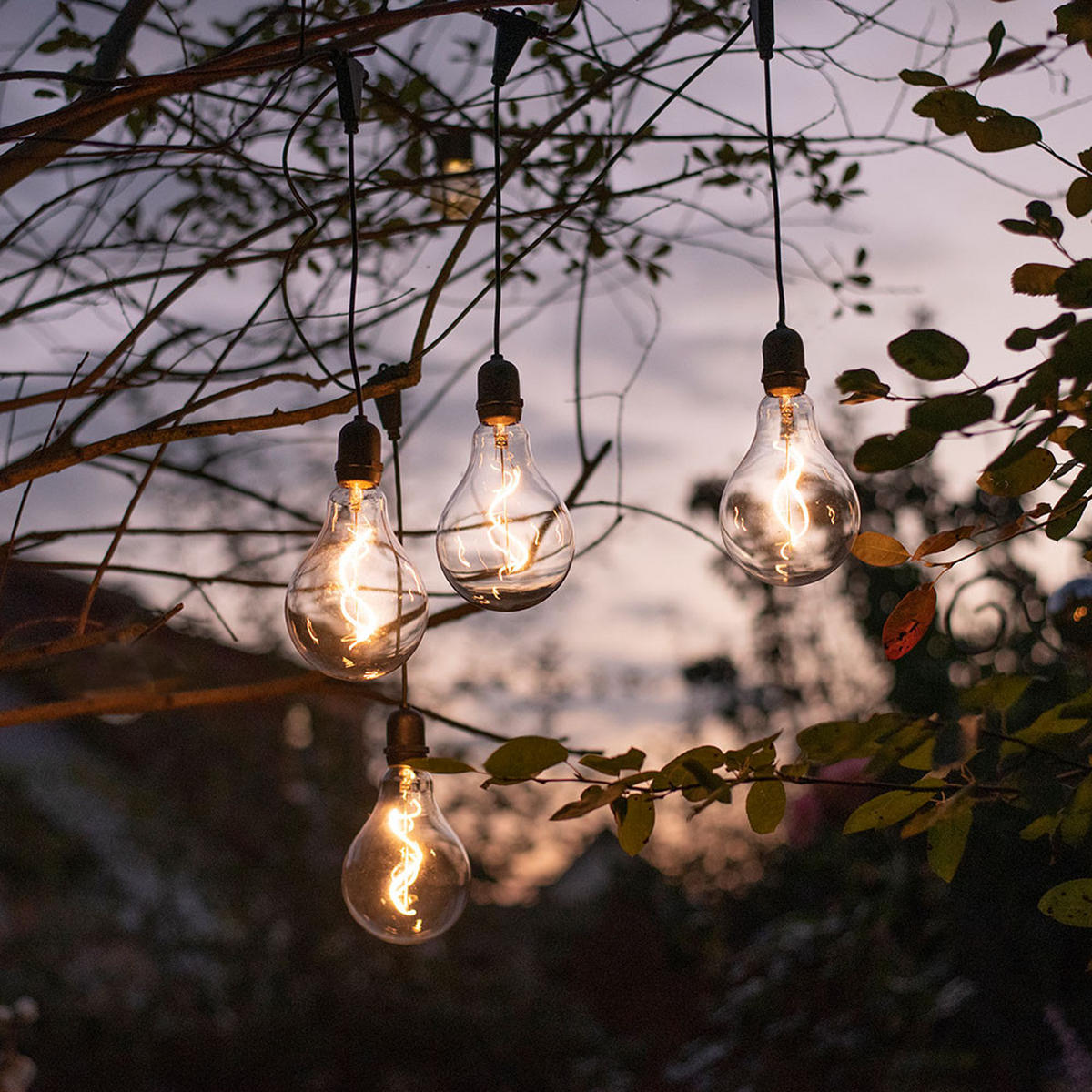 LED AUSSENHÄNGELEUCHTE Schwarz 4-Flammig - Schwarz, Kunststoff (150/11/50cm)