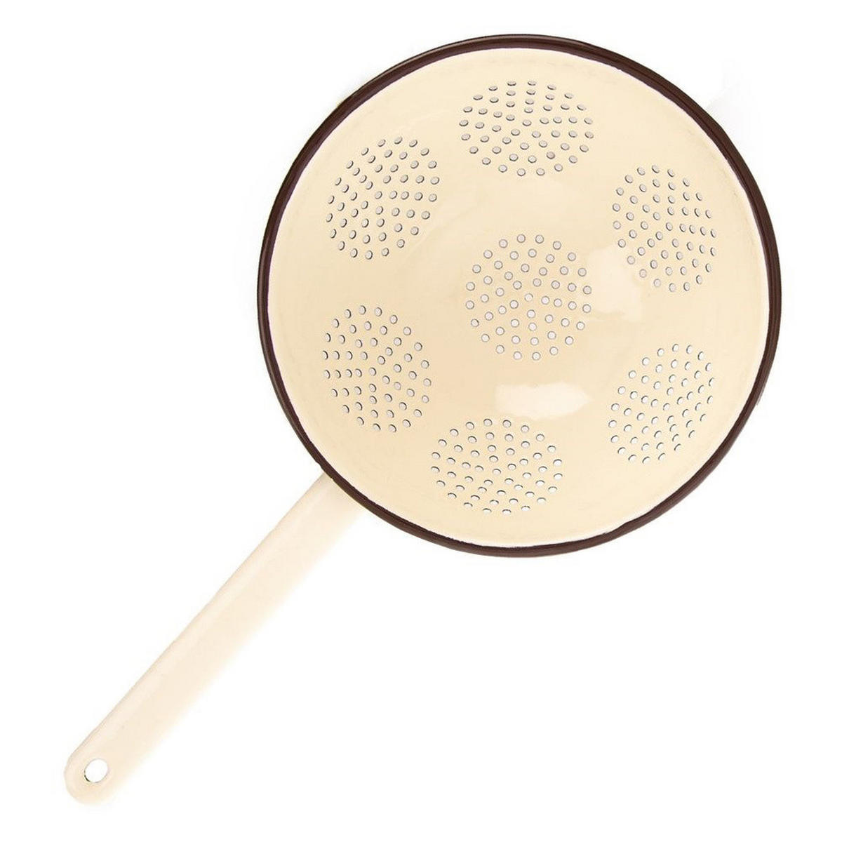 KÜCHENSIEB BRAUN Braun Beige 22 cm - Beige, Metall (22cm) - Orion 