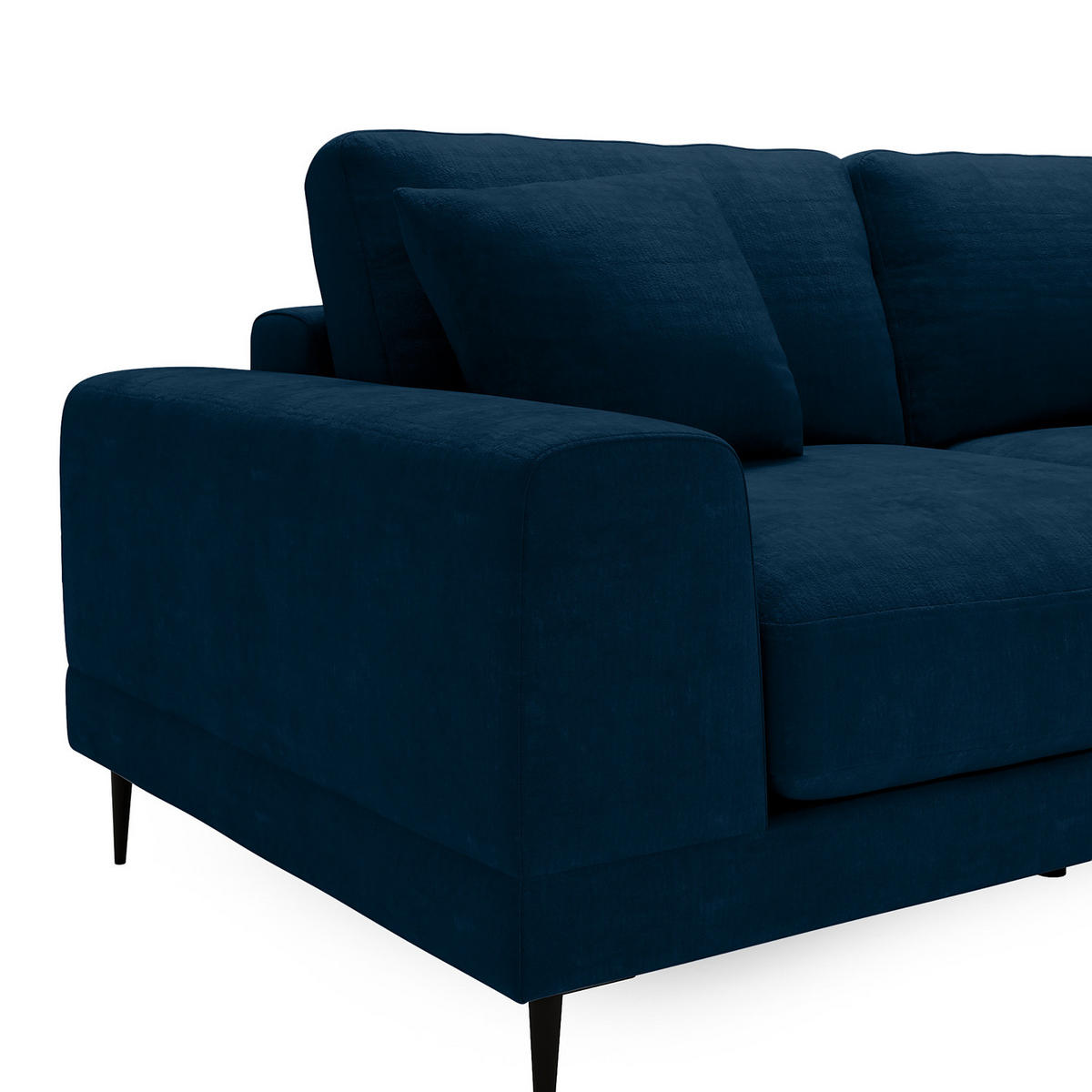 3-SITZER SOFA - Blau, Textil (243/92/103cm) - home24