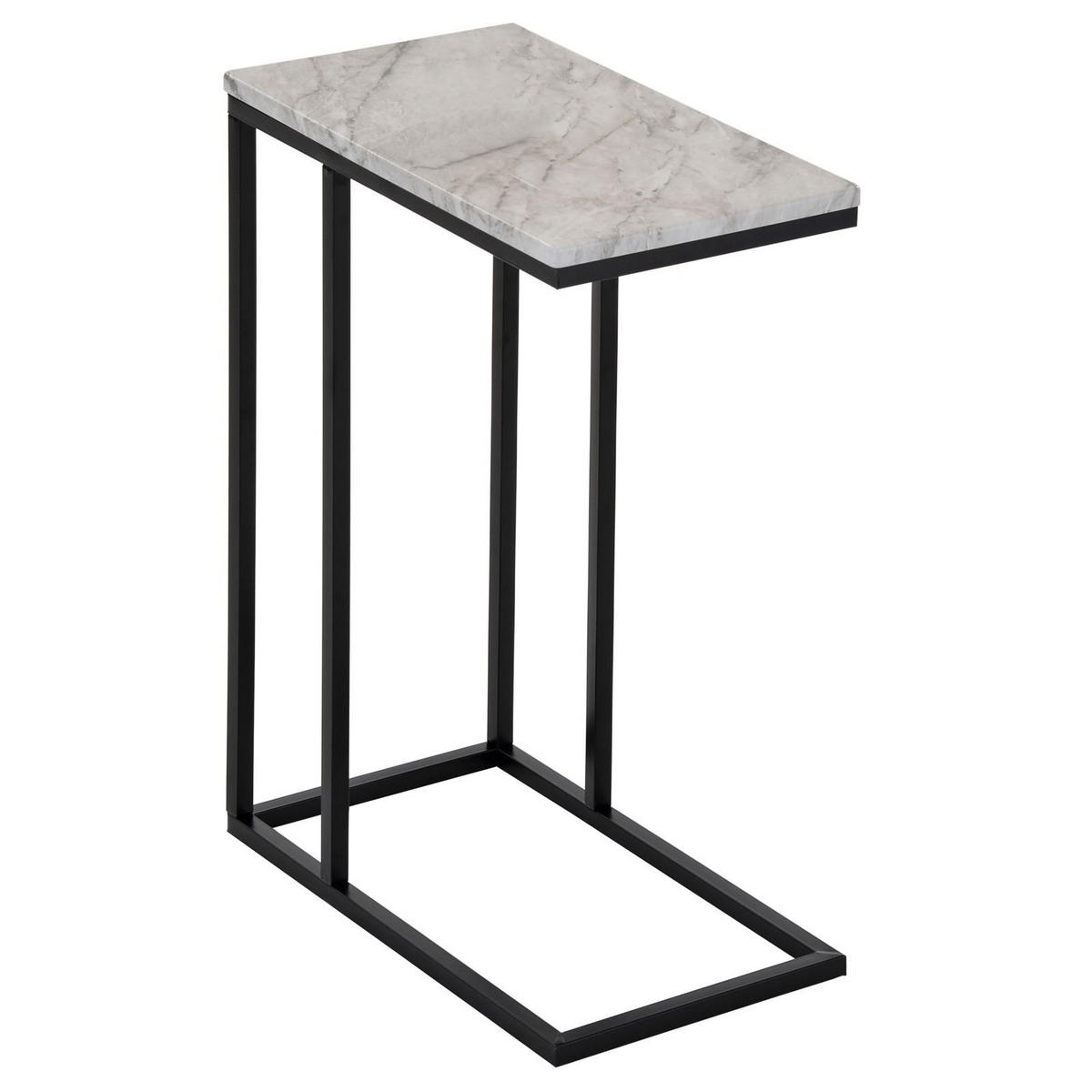 BEISTELLTISCH DEBORA - Weiß, Holzwerkstoff (26/46/61cm) - IDIMEX