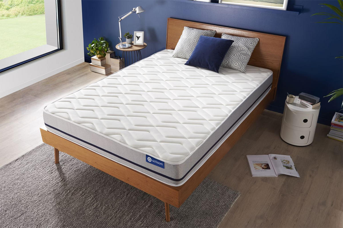 MATRATZE Actiflex soft Taschenfederkern 90 x 220 cm h2 - Weiß, Textil (90/220cm) - ACTISOM