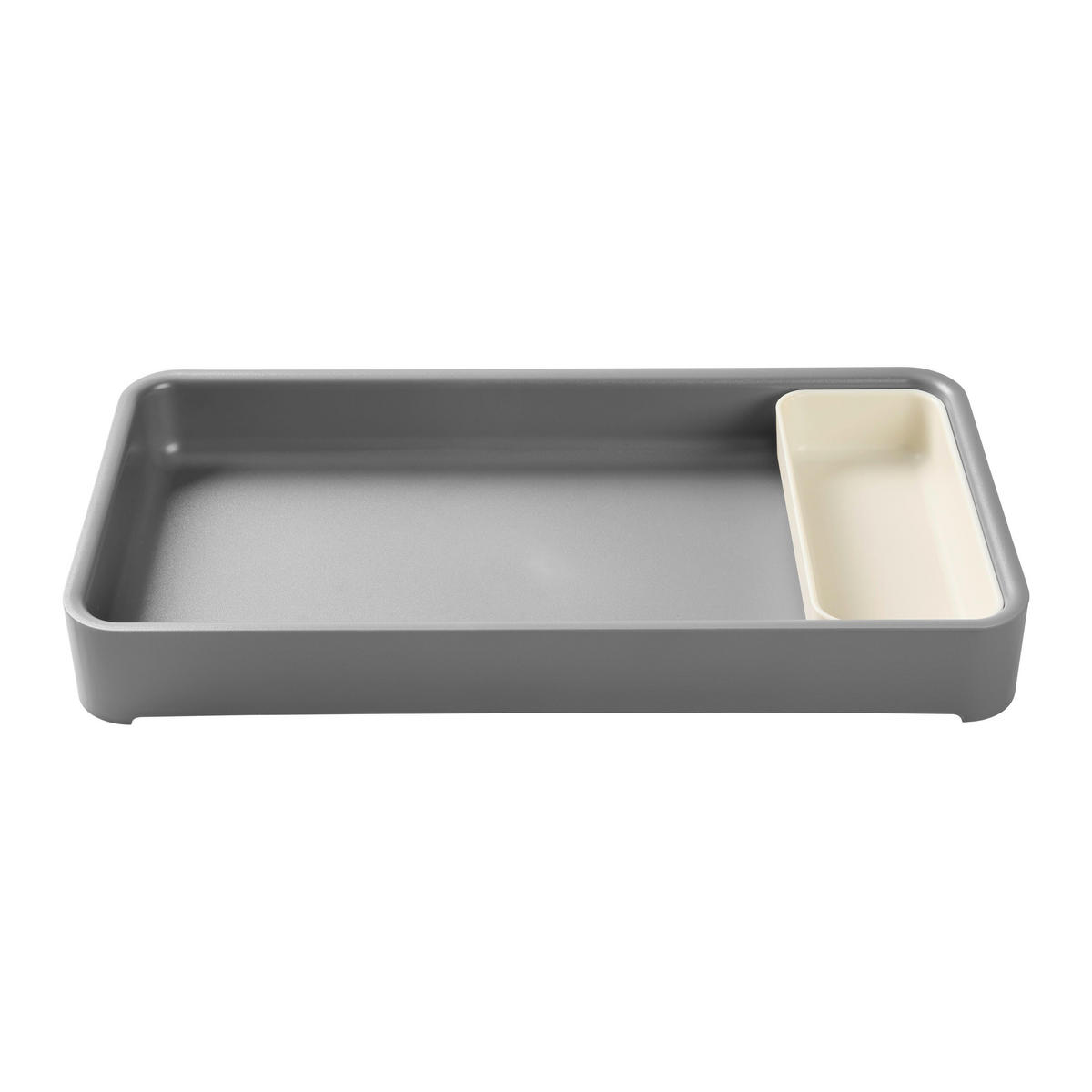 BESTECKEINSATZ Lis Grau - Grau, Kunststoff (19.1/4.8/38.1cm) - Mömax