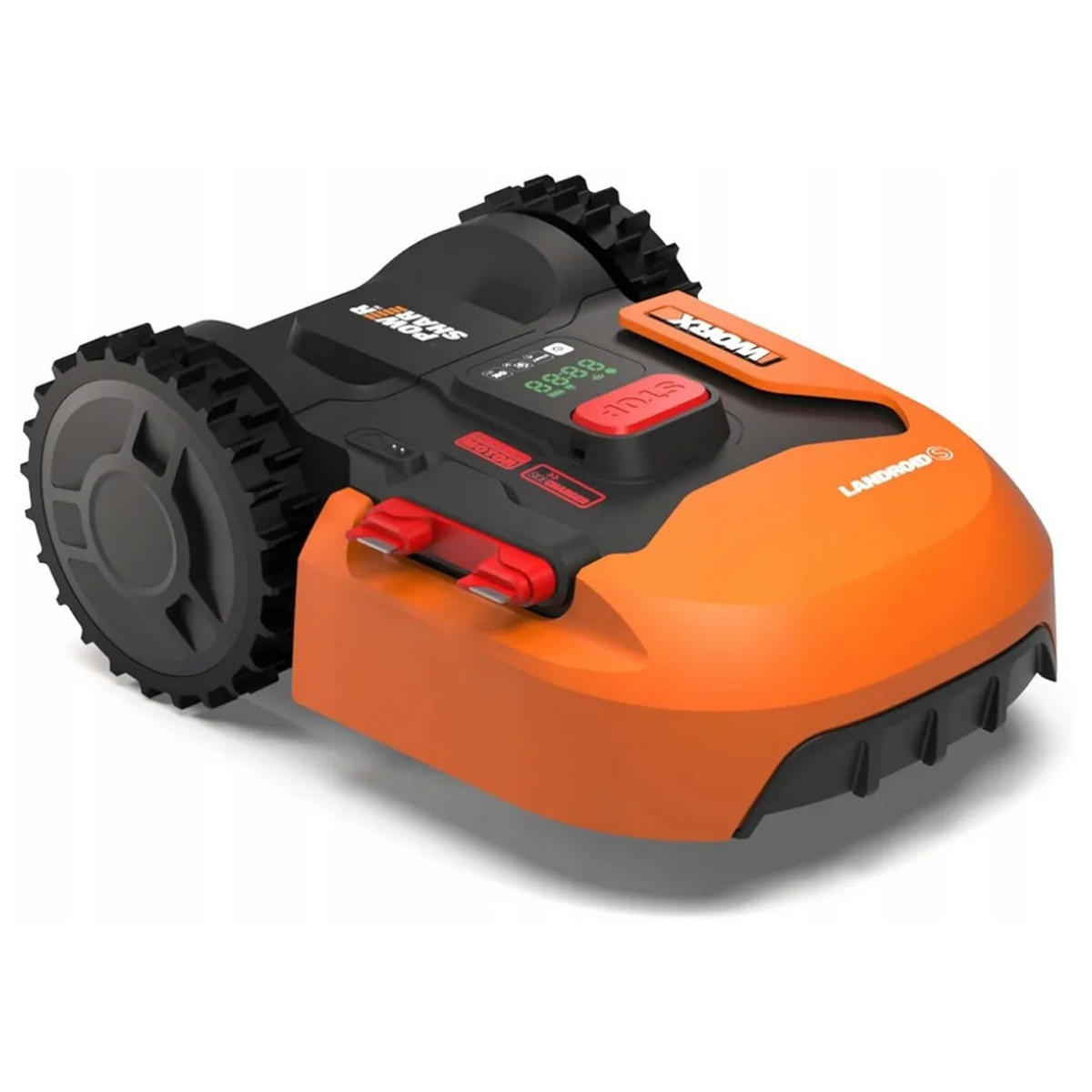 MÄHROBOTER S400 WLAN App Steuerung 400 m² Mulchfunktion Orange Schwarz - Schwarz/Orange, Kunststoff (36.1/26.5/50.7cm) - JUNG